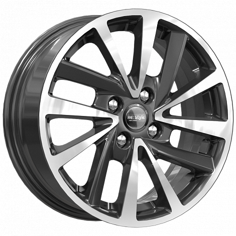 Диски K&K КС899 6 х 15 4*98 Et: 33 Dia: 58.6 черный с проточкой глянцевый
