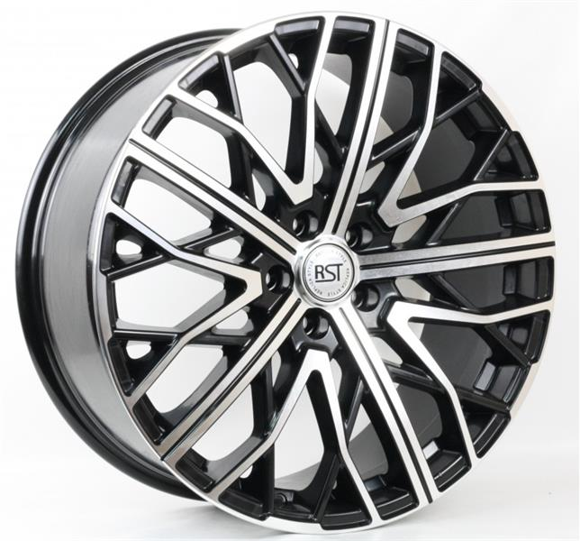Диски RST R002 8.5 х 20 5*120 Et: 30 Dia: 66.1 черный с проточкой глянцевый