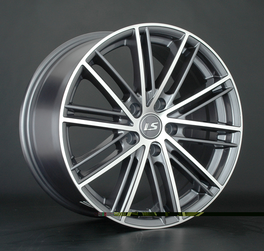 Диски LS wheels LS 480 7.5 х 17 5*114,3 Et: 45 Dia: 73.1 серый с полировкой