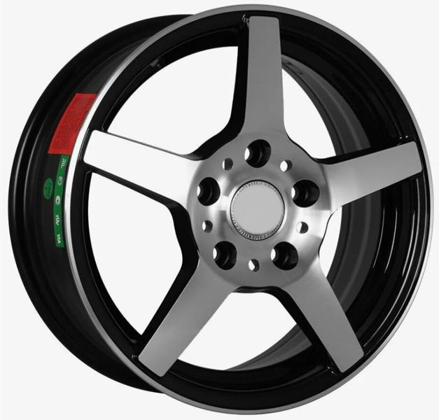 Диски Megami AF-07 6 х 15 4*100 Et: 48 Dia: 54.1 черный полностью полированный