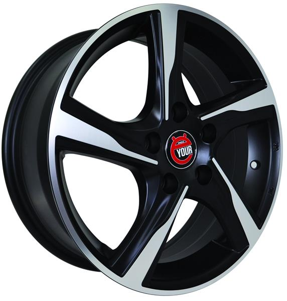 Диски Ё-wheels E18 6.5 х 16 4*108 Et: 37.5 Dia: 63.3 черный с проточкой матовый