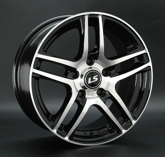 Диски LS wheels LS285 7 х 16 4*100 Et: 40 Dia: 73.1 черный полностью полированный