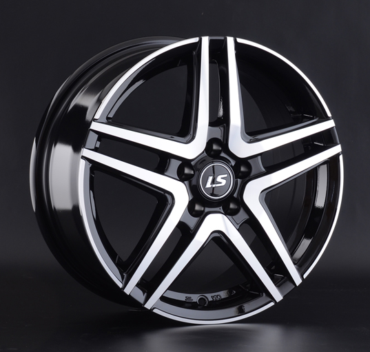 Диски LS wheels LS 420 6 х 15 5*114,3 Et: 45 Dia: 73.1 черный полностью полированный