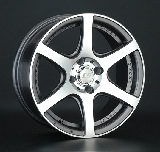 Диски LS wheels LS328 7.5 х 17 5*114,3 Et: 45 Dia: 73.1 серый с полировкой