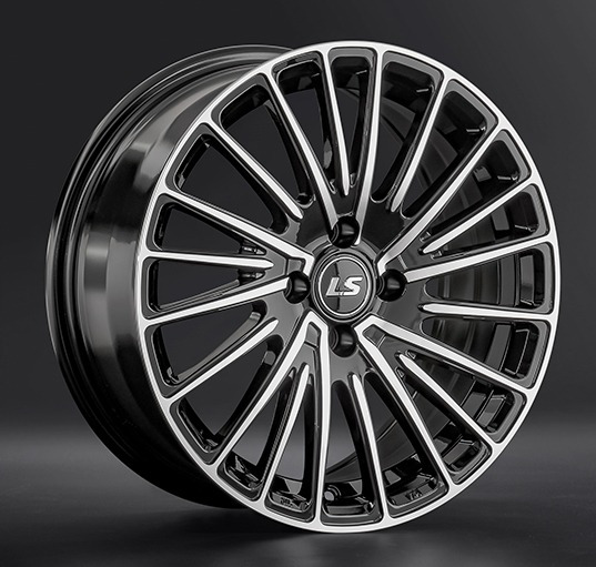 Диски LS wheels LS1356 7.5 х 17 5*108 Et: 50 Dia: 63.4 черный полностью полированный