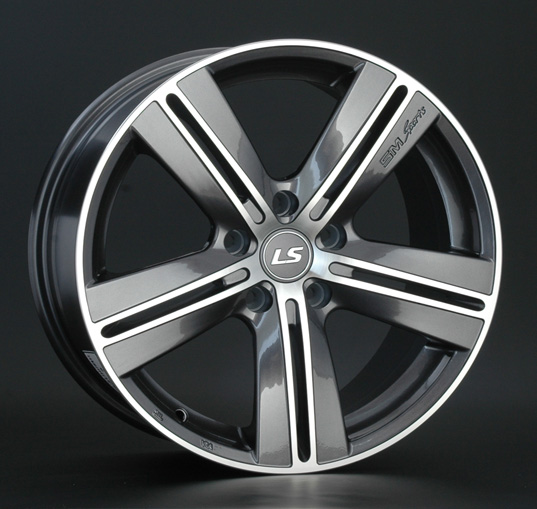 Диски LS wheels LS320 6.5 х 15 5*112 Et: 43 Dia: 57.1 серый с полировкой