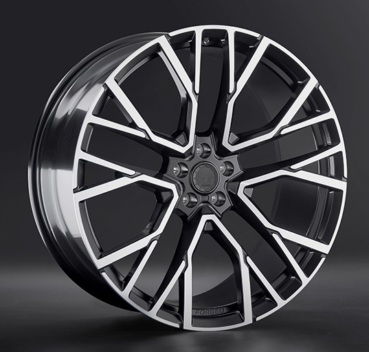 Диски LS Forged FG07  11.5 х 23 5*112 Et: 43 Dia: 66.6 черный с проточкой матовый