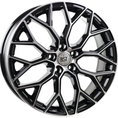 Диски RST R059 7 х 19 5*108 Et: 33 Dia: 60.1 черный с проточкой глянцевый