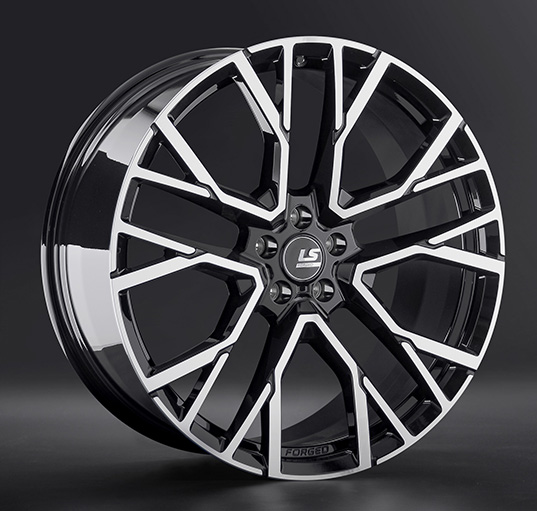 Диски LS Forged FG07  9 х 21 5*112 Et: 20 Dia: 66.6 черный полностью полированный