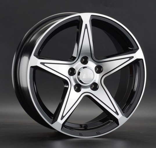 Диски LS wheels LS 852 6.5 х 15 5*100 Et: 38 Dia: 57.1 черный полностью полированный
