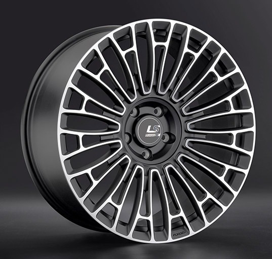 Диски LS Forged FG25 10 х 22 5*130 Et: 28 Dia: 71.6 черный с проточкой матовый