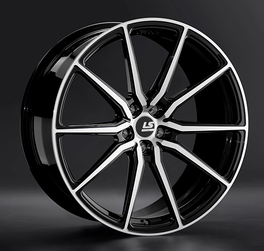 Диски LS Forged FG01 10.5 х 21 5*112 Et: 43 Dia: 66.6 черный полностью полированный