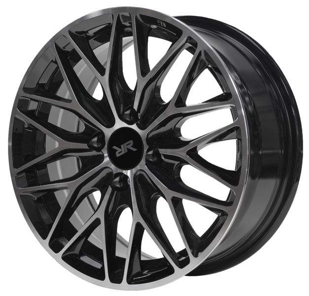 Диски RR CSS3312 6.5 х 15 5*114,3 Et: 40 Dia: 67.1 черный с проточкой глянцевый