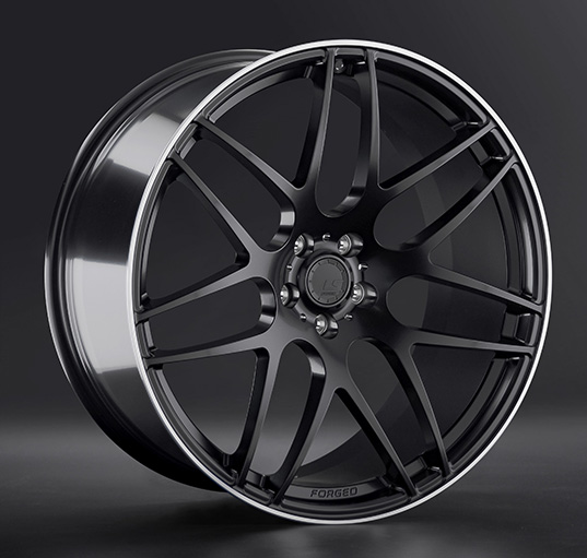Диски LS Forged FG09 11 х 22 5*112 Et: 45 Dia: 66.6 черный с проточкой матовый