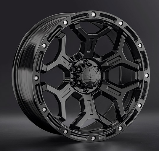 Диски LS wheels FlowForming RC68 9 х 18 6*139,7 Et: 25 Dia: 106.1 черный матовый