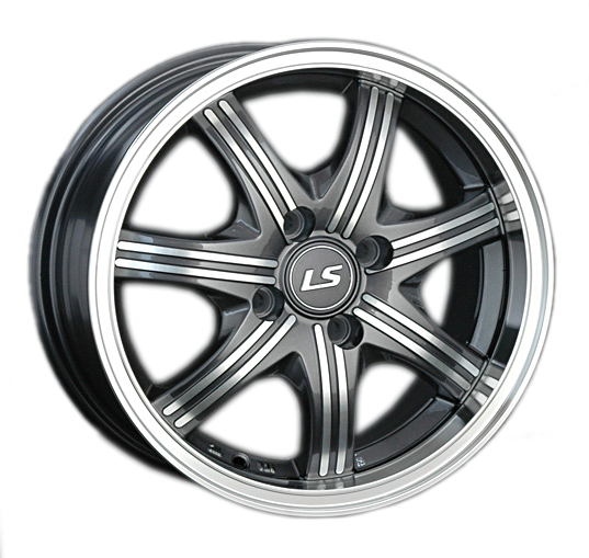 Диски LS wheels LS323 7 х 17 5*114,3 Et: 45 Dia: 73.1 серый с полировкой
