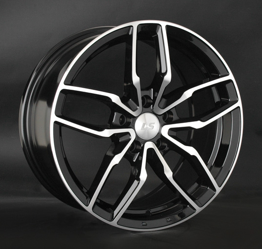 Диски LS wheels LS 790 7.5 х 17 5*114,3 Et: 40 Dia: 73.1 черный полностью полированный