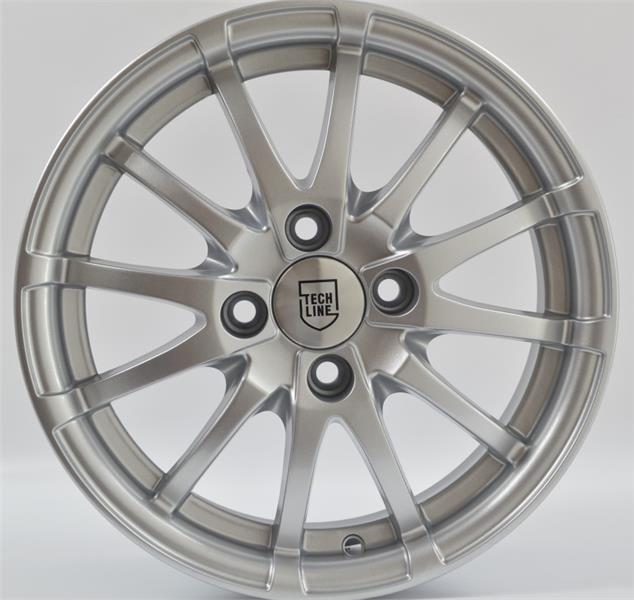 Диски Tech Line 420 5.5 х 14 4*100 Et: 43 Dia: 60.1 классический серебристый цвет