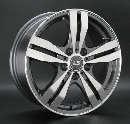 Диски LS wheels LS142 6.5 х 16 5*114,3 Et: 50 Dia: 73.1 серый с полировкой