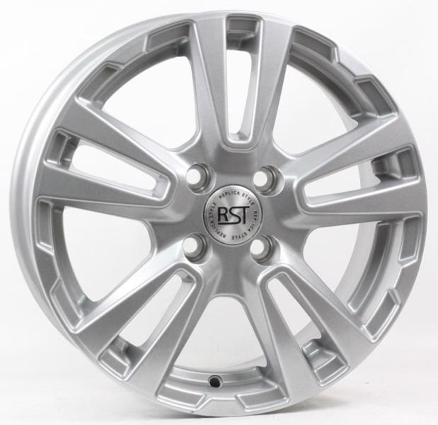 Диски RST  R065 6 х 15 4*100 Et: 48 Dia: 54.1 серебро с полированным ободом