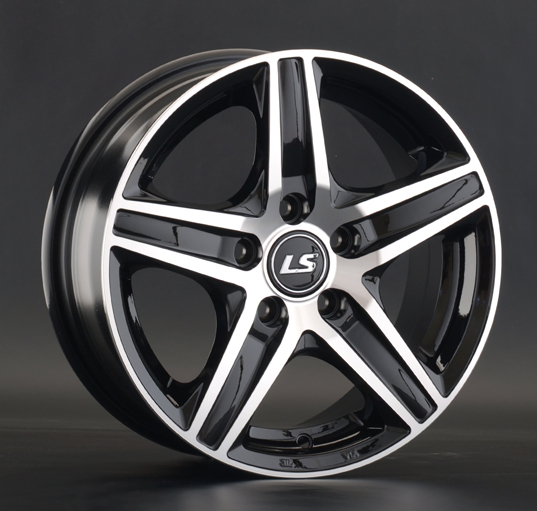 Диски LS wheels LS321 6.5 х 15 5*100 Et: 43 Dia: 57.1 черный полностью полированный
