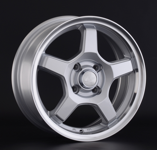Диски LS wheels LS 816 7 х 16 4*100 Et: 45 Dia: 60.1 серебро с полированным ободом