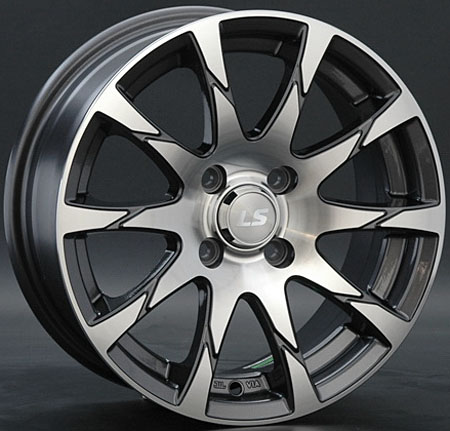 Диски LS wheels LS233 7 х 16 5*114,3 Et: 40 Dia: 73.1 серый с полировкой