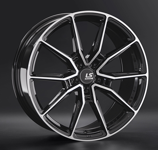 Диски LS wheels FlowForming RC58 8.5 х 20 5*112 Et: 35 Dia: 66.6 черный полностью полированный
