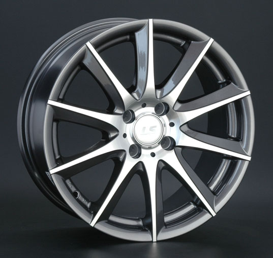 Диски LS wheels LS286 7 х 16 4*100 Et: 40 Dia: 73.1 серый с полировкой