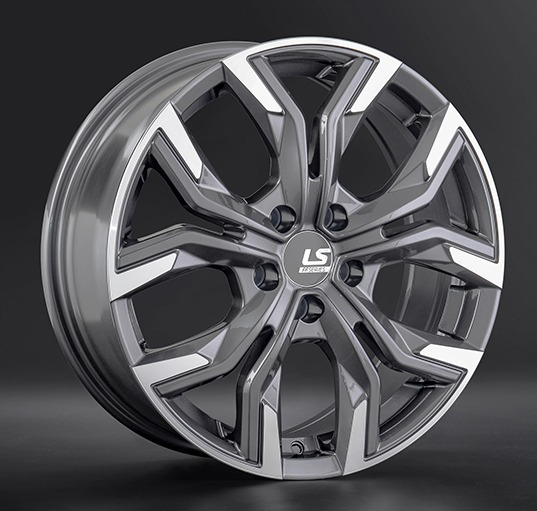 Диски LS wheels FlowForming RC92 7 х 17 5*108 Et: 40 Dia: 65.1 серый с полировкой