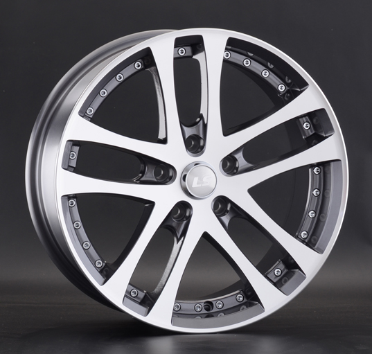 Диски LS wheels LS 919 7.5 х 17 5*114,3 Et: 35 Dia: 73.1 серый с полировкой