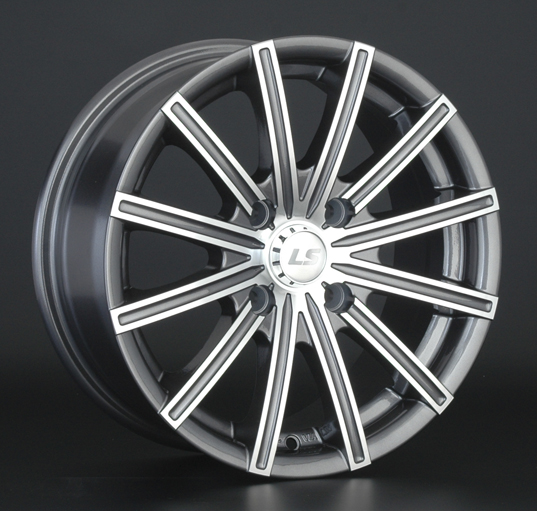 Диски LS wheels LS312 7 х 16 4*100 Et: 40 Dia: 73.1 серый с полировкой