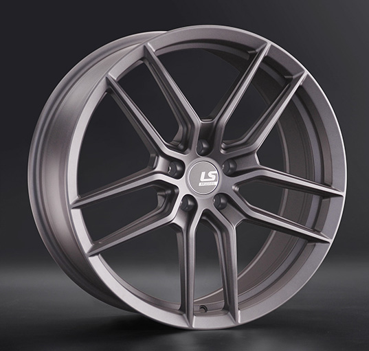 Диски LS wheels FlowForming RC55 8.5 х 20 5*112 Et: 30 Dia: 66.6 серый матовый
