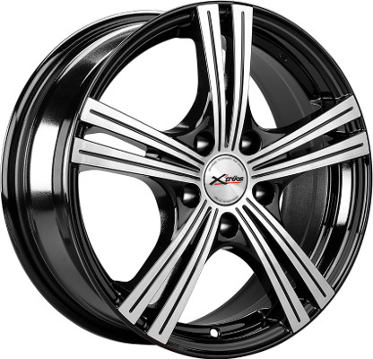 Диски X'trike X-112 6.5 х 16 5*110 Et: 37 Dia: 65.1 черный с проточкой глянцевый