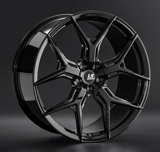 Диски LS Forged FG14 11 х 22 5*112 Et: 45 Dia: 66.6 черный матовый