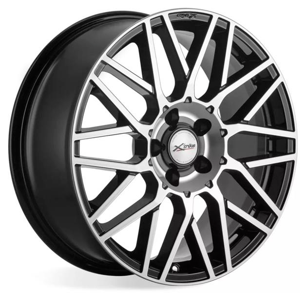 Диски X'trike X-132 6 х 15 4*100 Et: 46 Dia: 54.1 черный с проточкой глянцевый