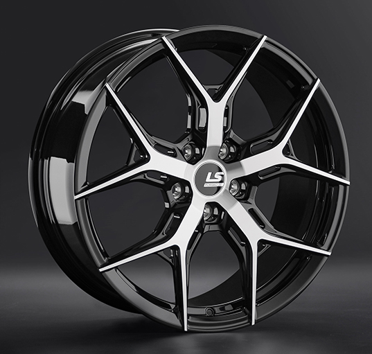 Диски LS Forged FG14 8 х 19 5*114,3 Et: 35 Dia: 67.1 черный полностью полированный