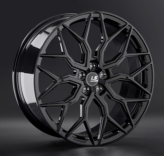 Диски LS Forged FG13 9.5 х 22 5*108 Et: 48 Dia: 63.3 черный матовый