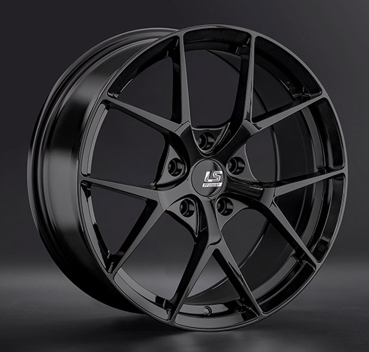 Диски LS wheels FlowForming RC66 8 х 18 5*108 Et: 45 Dia: 63.4 черный матовый