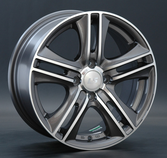 Диски LS wheels LS191 6.5 х 15 4*100 Et: 43 Dia: 73.1 серый с полировкой