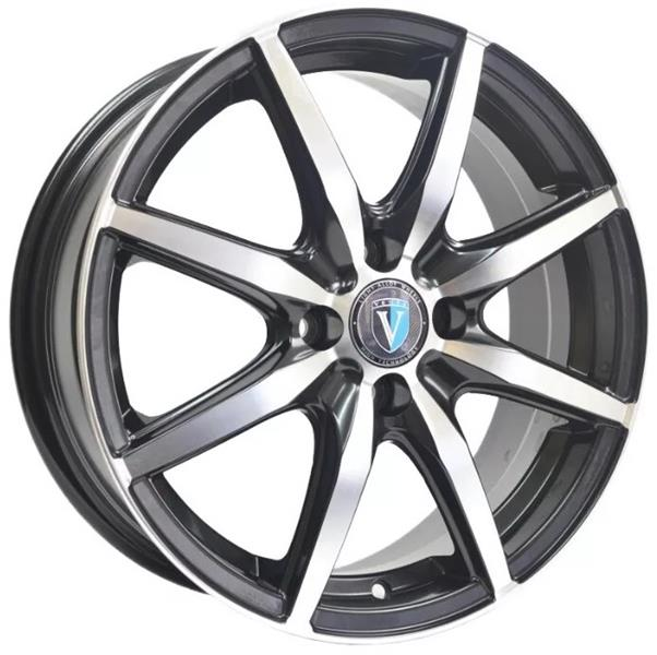 Диски VENTI 1615 6.5 х 16 5*110 Et: 38 Dia: 65.1 черный с проточкой глянцевый