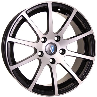 Диски VENTI 1603 6.5 х 16 4*98 Et: 38 Dia: 58.6 черный с проточкой глянцевый