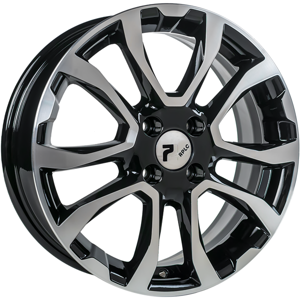 Диски RPLC LA191 6 х 16 4*100 Et: 41 Dia: 60.1 черный с проточкой глянцевый