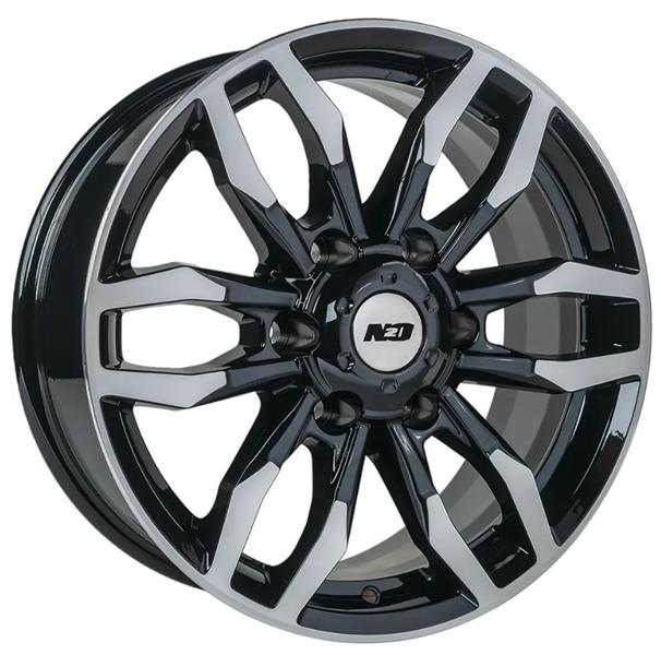 Диски N2O V2228 7.5 х 17 6*139,7 Et: 38 Dia: 67.1 черный с проточкой глянцевый