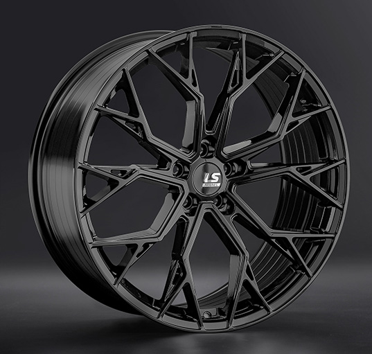 Диски LS wheels FlowForming RC61 9 х 21 5*120 Et: 45 Dia: 62.6 черный матовый