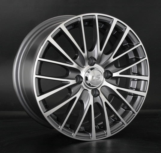 Диски LS wheels LS 768 7.5 х 17 4*100 Et: 38 Dia: 73.1 серый с полировкой