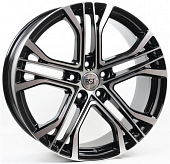 Диски RST R029 8.5 х 19 5*120 Et: 30 Dia: 66.1 черный с проточкой глянцевый