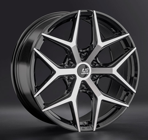 Диски LS wheels FlowForming RC64 9 х 20 6*139,7 Et: 30 Dia: 100.1 черный полностью полированный