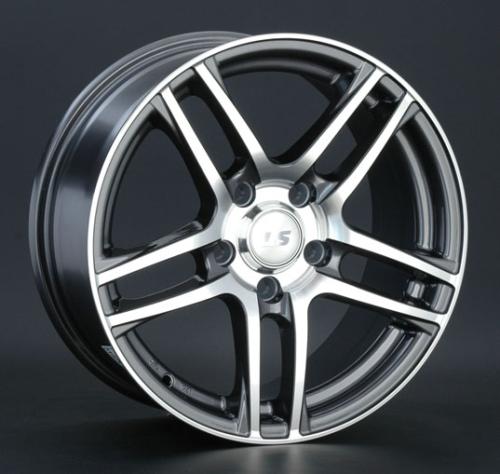 Диски LS wheels LS285 7 х 17 5*114,3 Et: 45 Dia: 73.1 серый с полировкой