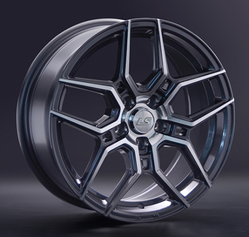 Диски LS wheels LS1266 7 х 16 5*100 Et: 40 Dia: 57.1 серый с полировкой